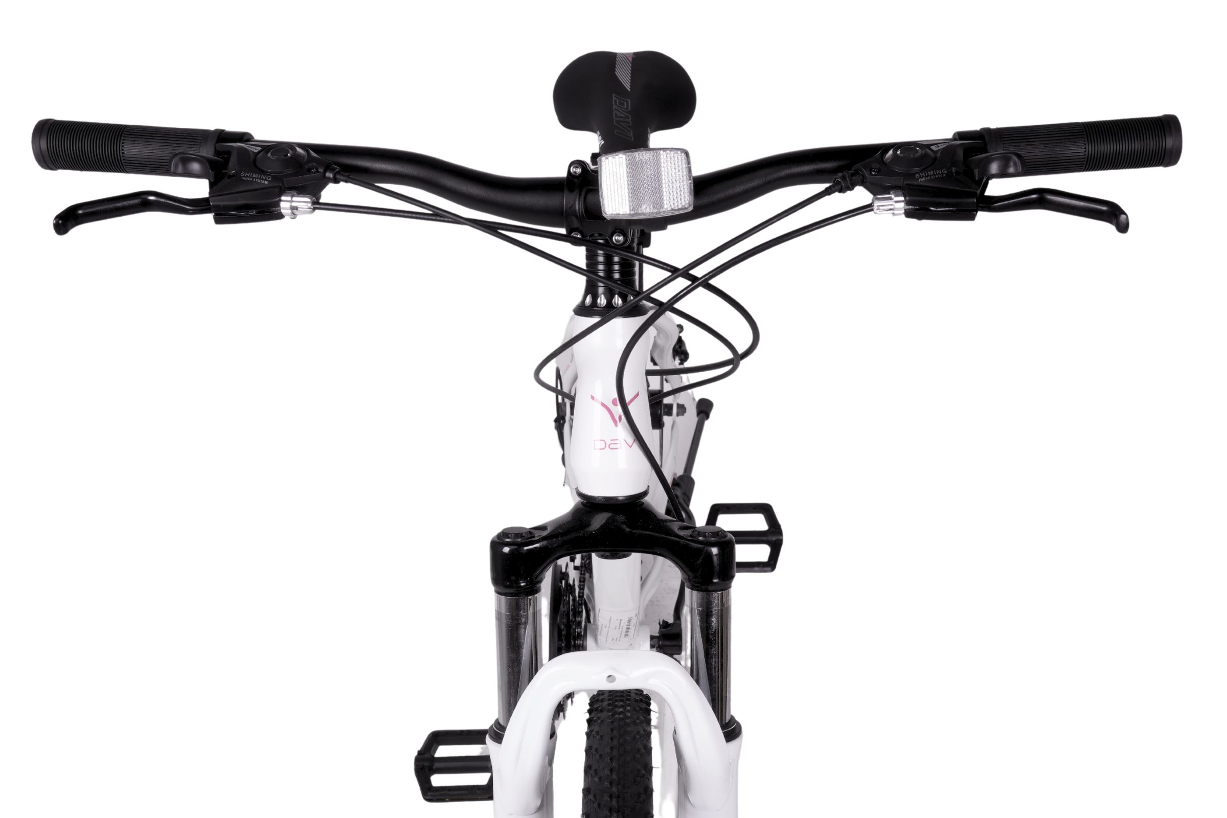 davi bonita mtb bicikl, 27,5", 160 185 cm, 21 brzina, bijela/ružičasta