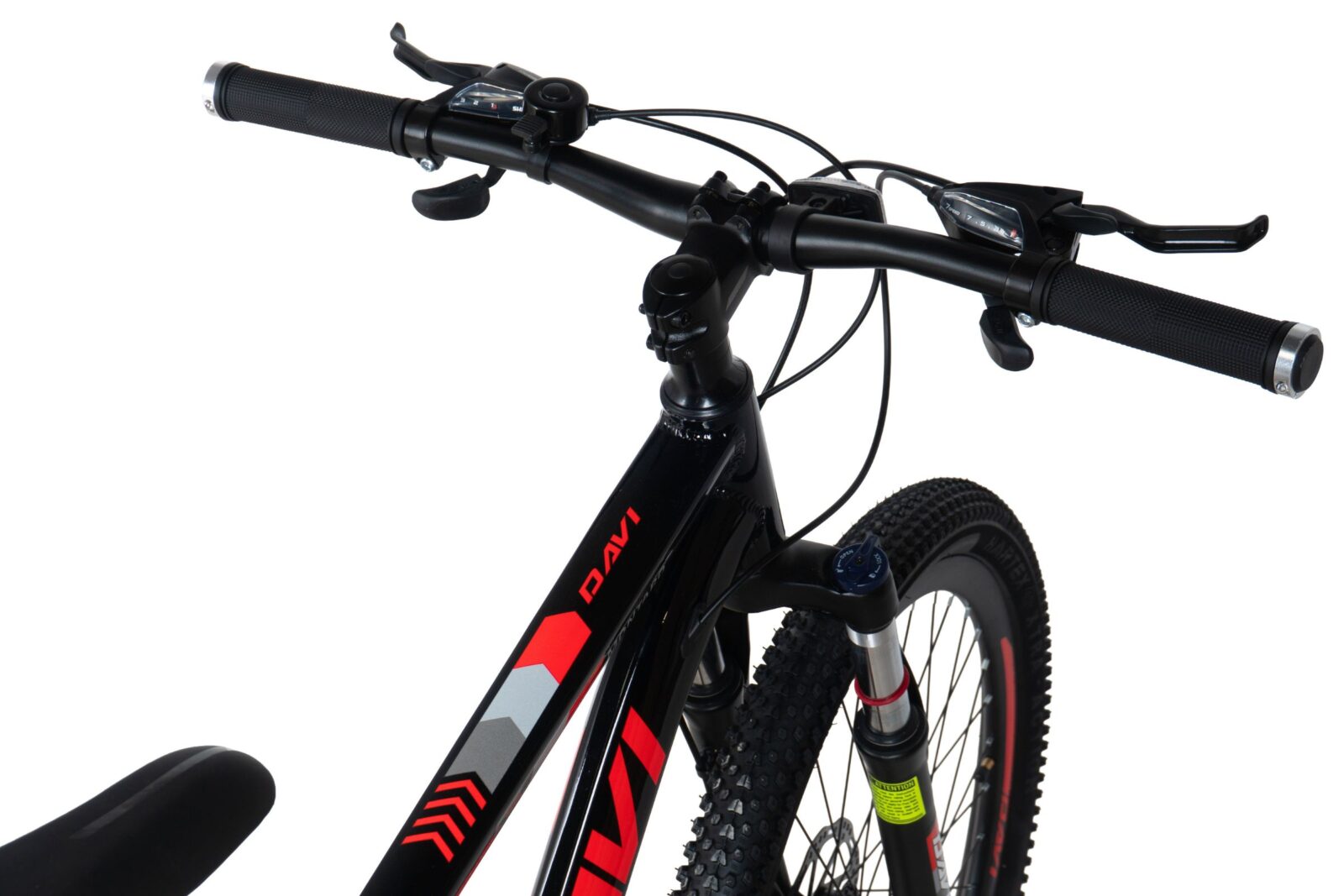 davi montaro aluminijski mtb bicikl, 26", 145 170 cm, 21 brzina, crvena/crna (copy)