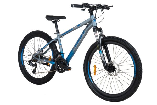 davi montaro aluminijski mtb bicikl, 26", 145 170 cm, 21 brzina, siva/plava