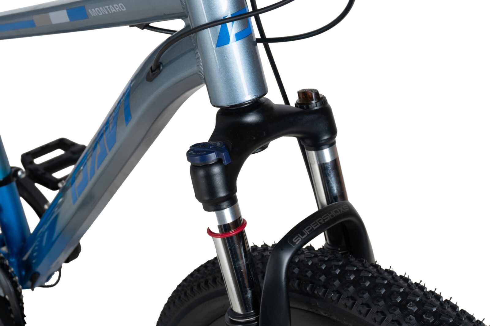 davi montaro aluminijski mtb bicikl, 26", 145 170 cm, 21 brzina, siva/plava