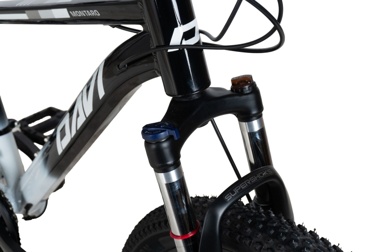 davi montaro aluminijski mtb bicikl, 26", 145 170 cm, 21 brzina, siva/plava (copy)