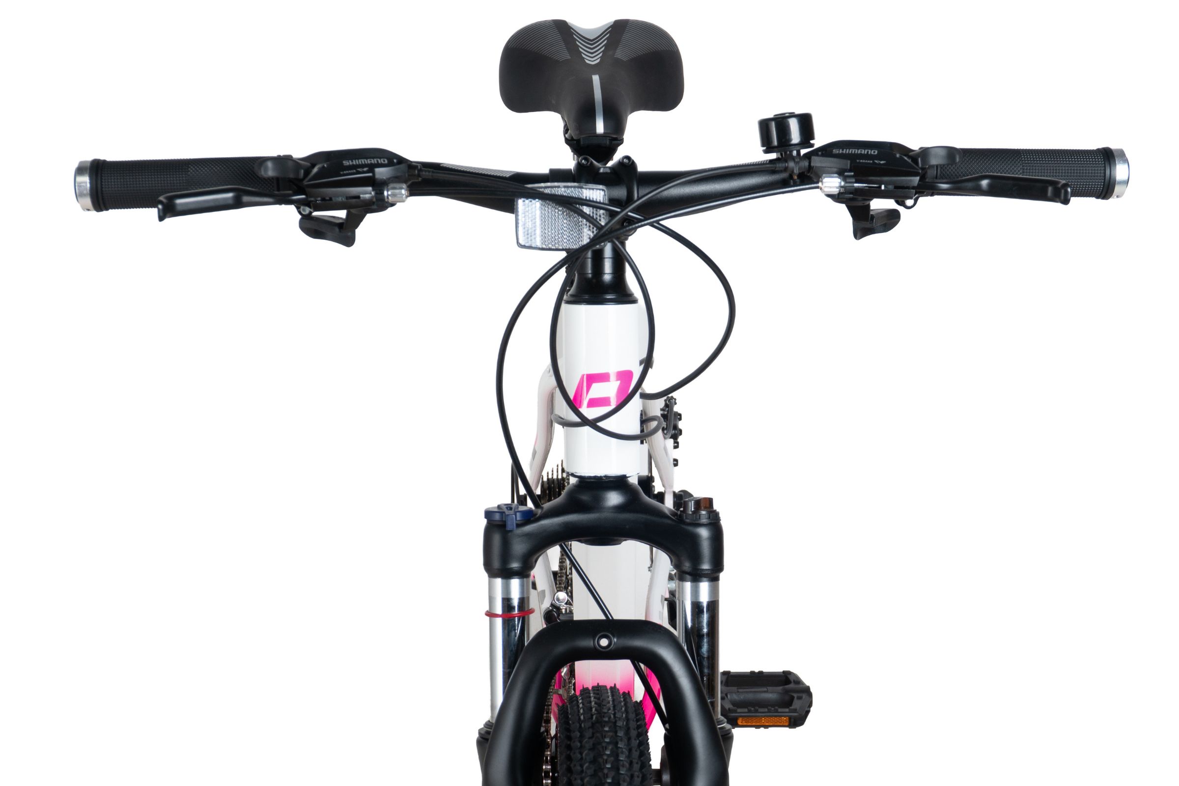 davi bella aluminijski mtb bicikl, 27,5", 160 185 cm, 21 brzina, bijela/ružičasta (copy)