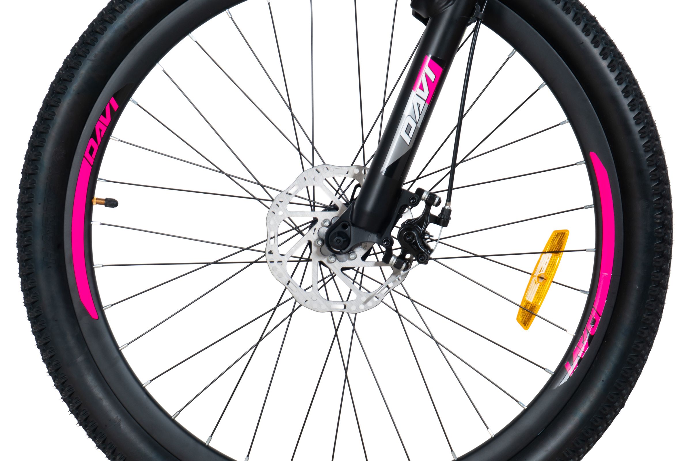 davi bella aluminijski mtb bicikl, 27,5", 160 185 cm, 21 brzina, bijela/ružičasta (copy)