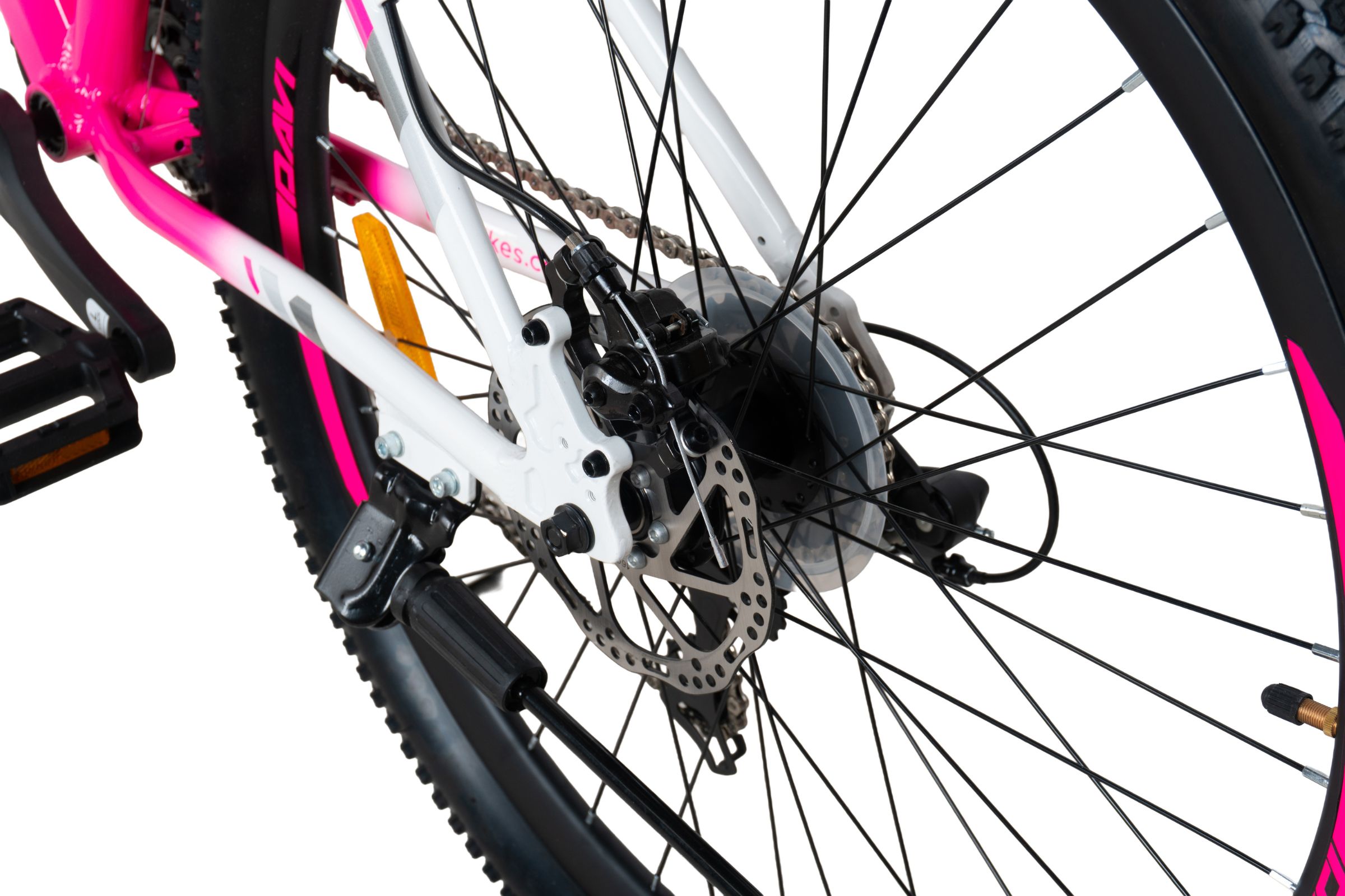 davi bella aluminijski mtb bicikl, 27,5", 160 185 cm, 21 brzina, bijela/ružičasta (copy)