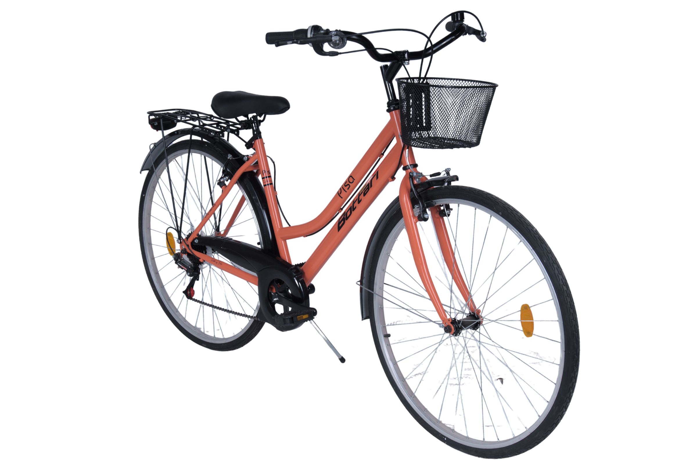 trekking bicikl pisa bottari 28", 165 190 cm, 6 brzina, narančasto outlet