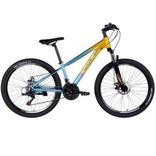 MTB bicikl Mars 26", 145-170 cm, 21 brzina, Plava/Žuta