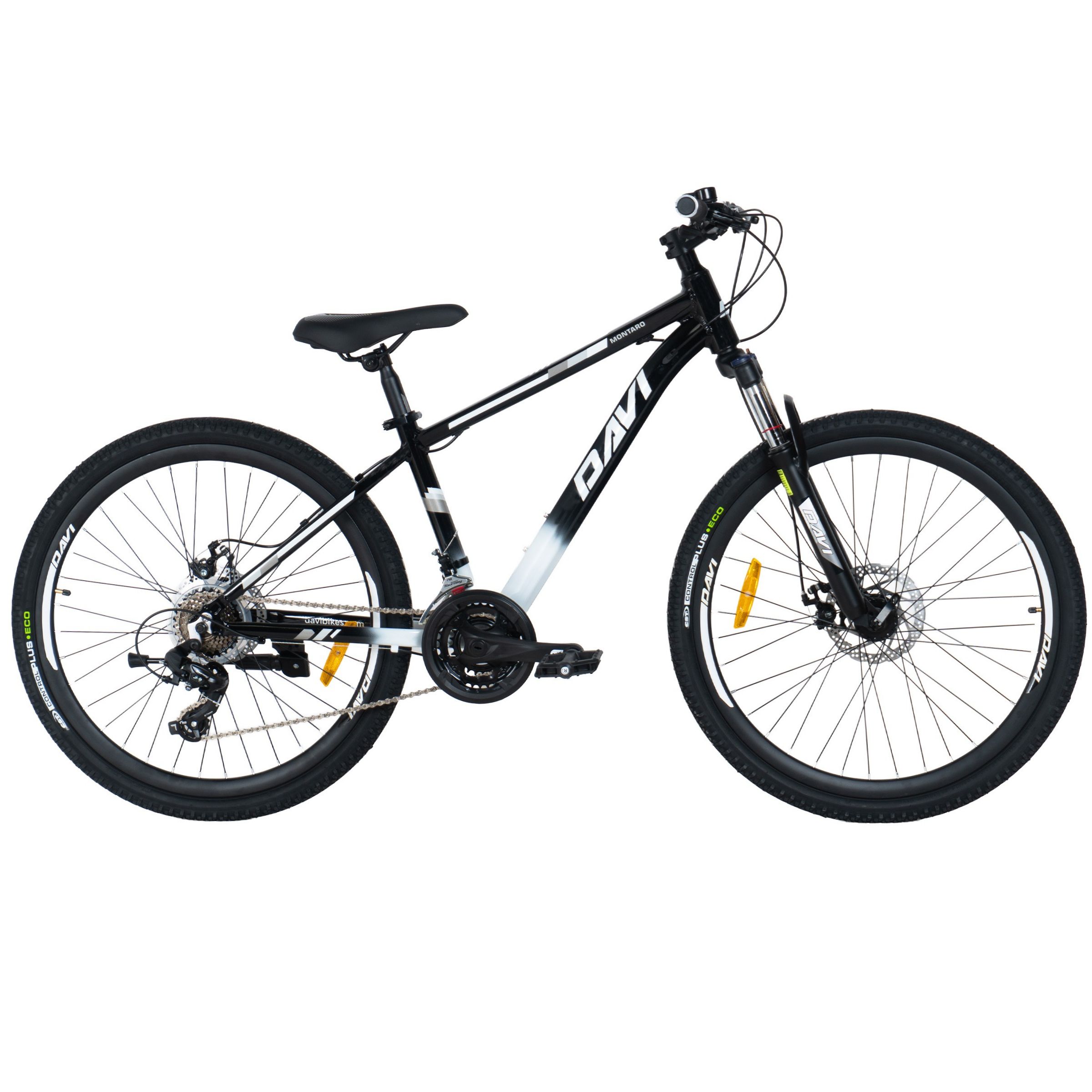 Davi Montaro aluminijski MTB bicikl, 26", 145-170 cm, 21 brzina, Crno/Bijela