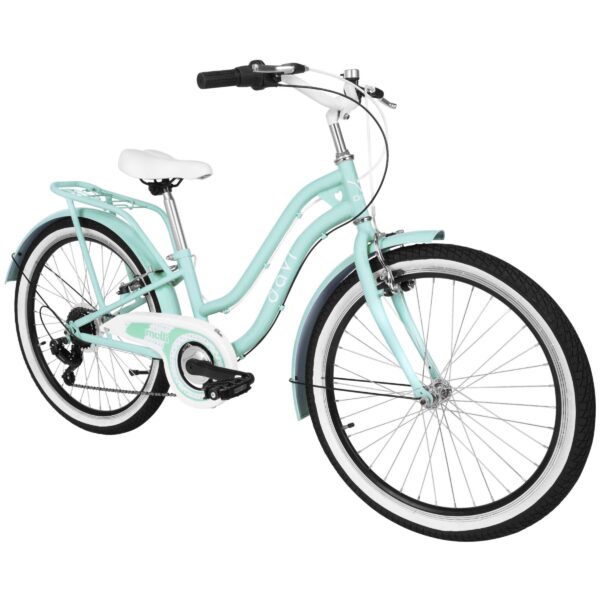 dječji bicikl davi molli 24", 130 165 cm, 7 brzina, zelena