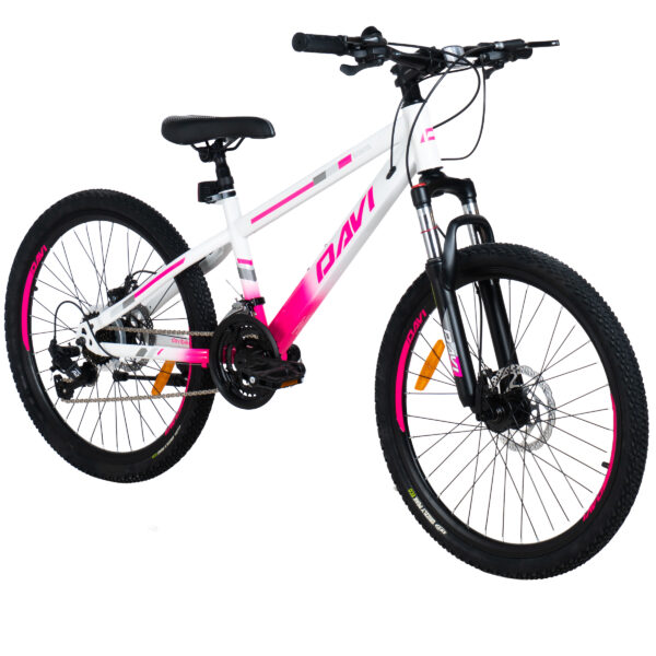 dječji bicikl davi bonita 24", 130 160 cm, 21 brzina, ružičasta