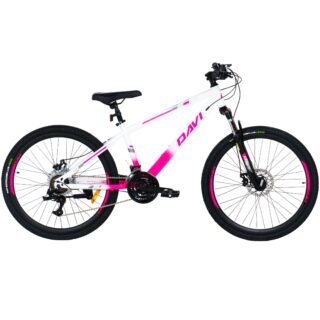 Davi Bonita MTB bicikl 26", 145-170 cm, 21 brzina, Ružičasta/Bijela