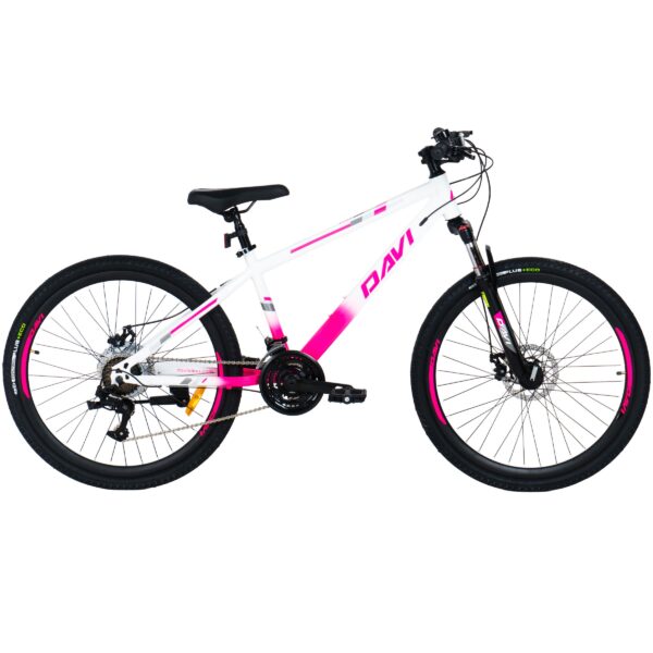 davi bonita mtb bicikl, 26, 145 170 cm, 21 brzina, ružičasta/bijela