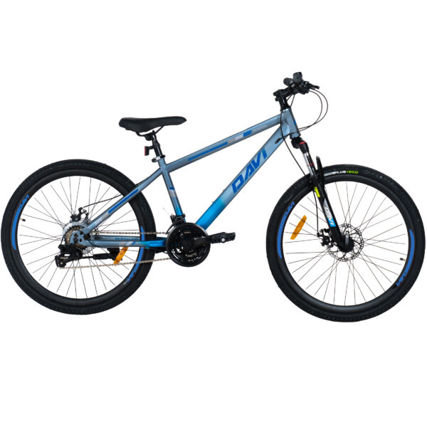 davi terrano mtb bicikl, 26", 145 170 cm, 21 brzina, siva/plava