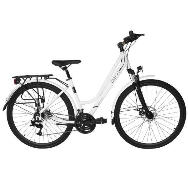 trekking bicikl davi adventuro 28", 160 185 cm, 21 brzina, alb