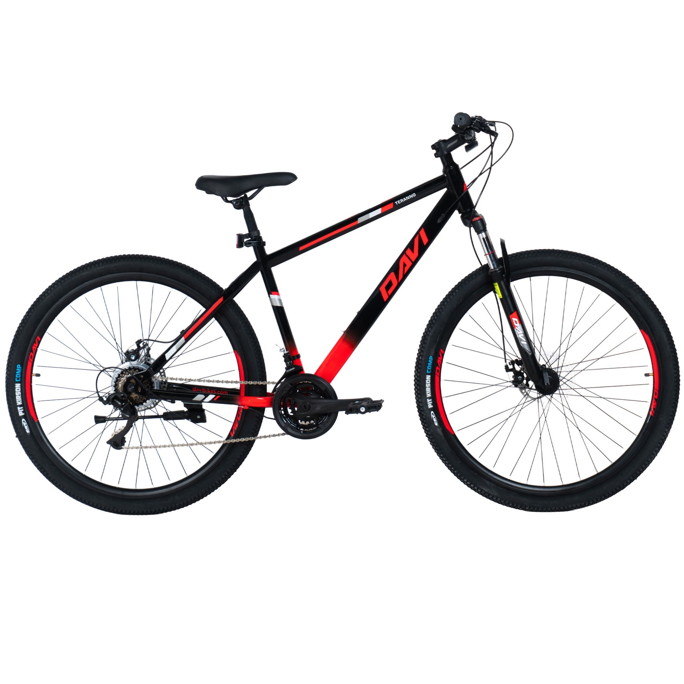 Davi Terrano MTB bicikl, 29", 170-195 cm, 21 brzina, Crno/Crvena