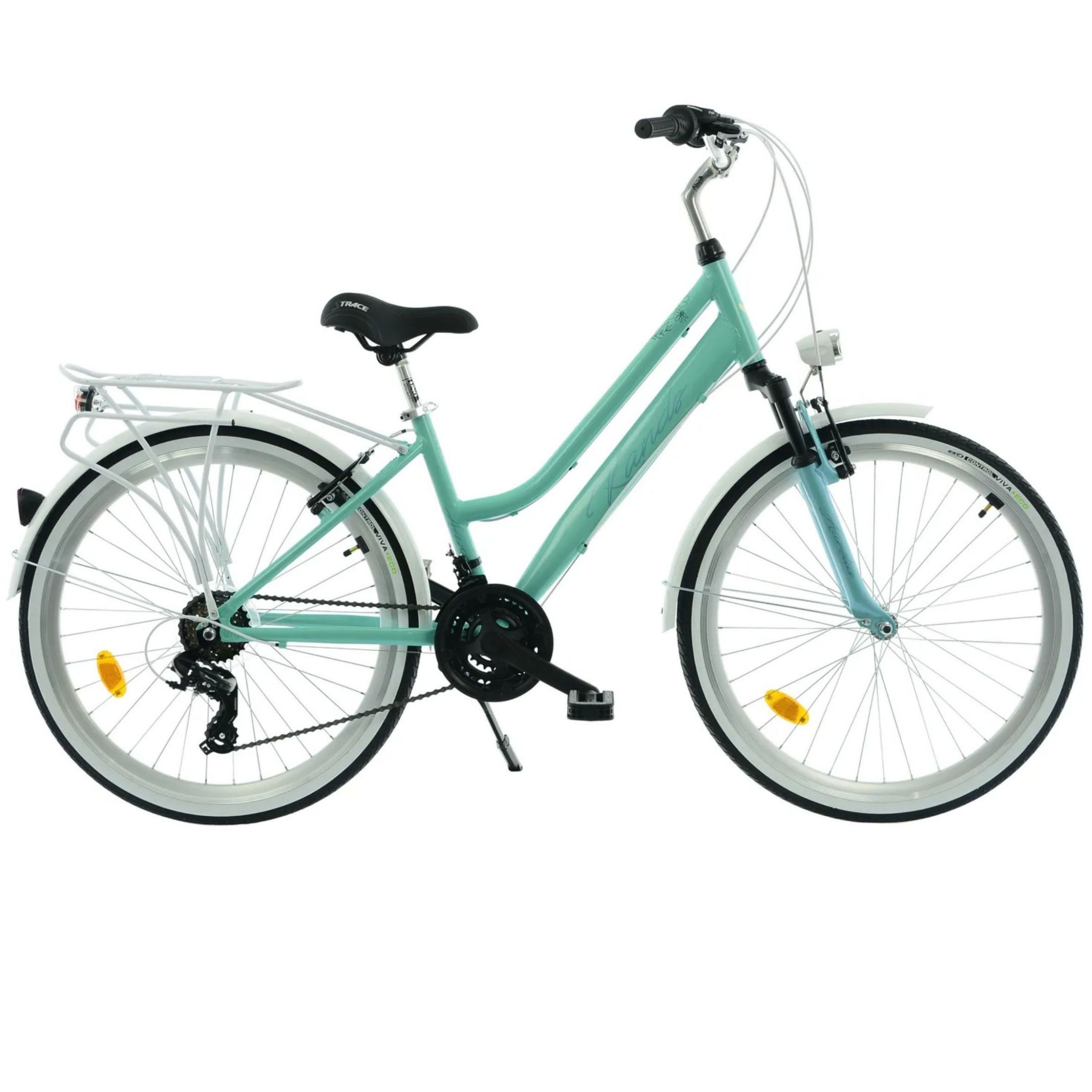kands aurelia, aluminij, 26", 140 160 cm, 18 brzina, zelena