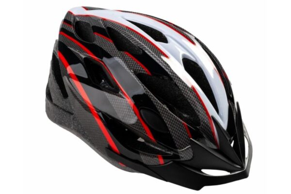 biciklistička kaciga s bike, m 55 58 cm, crno/crvena