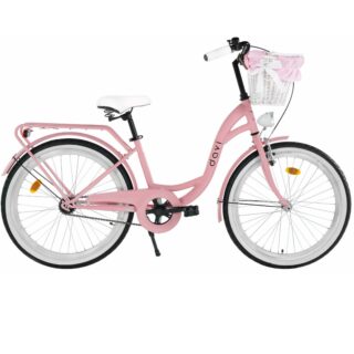 Gradski bicikl Davi Lila 26", 155-180 cm, 1 brzina, Ružičasta