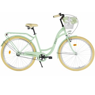 Ženski bicikl Davi Lila 28", 160-185 cm, 1 brzina, Zelena/Kremasto