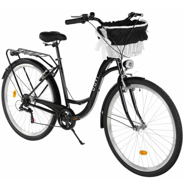 Ženski bicikl davi emma 28", 160 185 cm, 7 brzina, crno