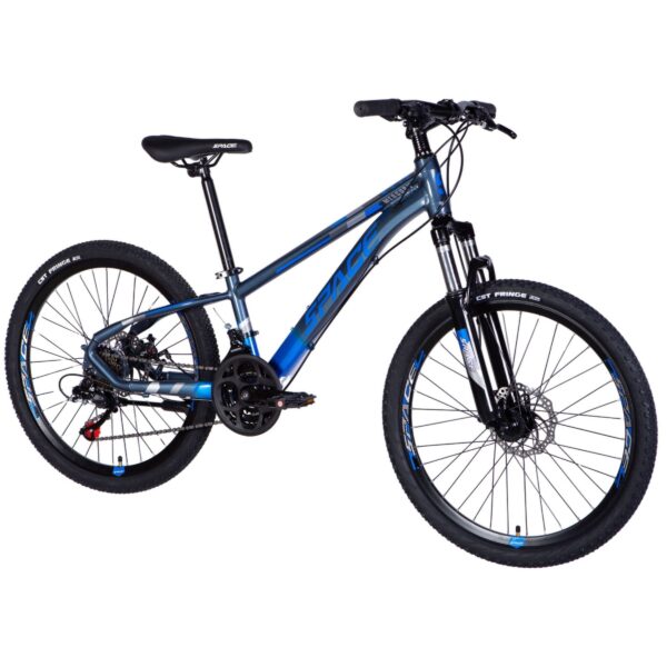 dječji bicikl mercury aluminij, 24", 130 160 cm, 21 brzina, plava/siva