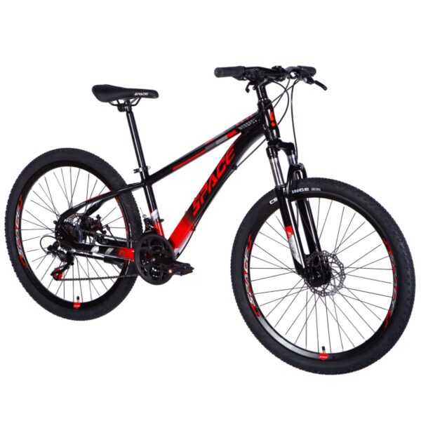 bicikl mtb mercury aluminij, 26", 145 170 cm, 21 brzina, crno/crvena