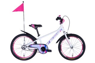 Dječji bicikl Race, 20", 1 brzina, 110-135 cm, Bijela - Outlet