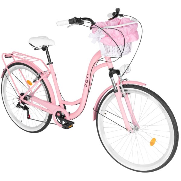 Ženski bicikl davi maria aluminij 28", 160 185 cm, 7 brzina, ružičasta