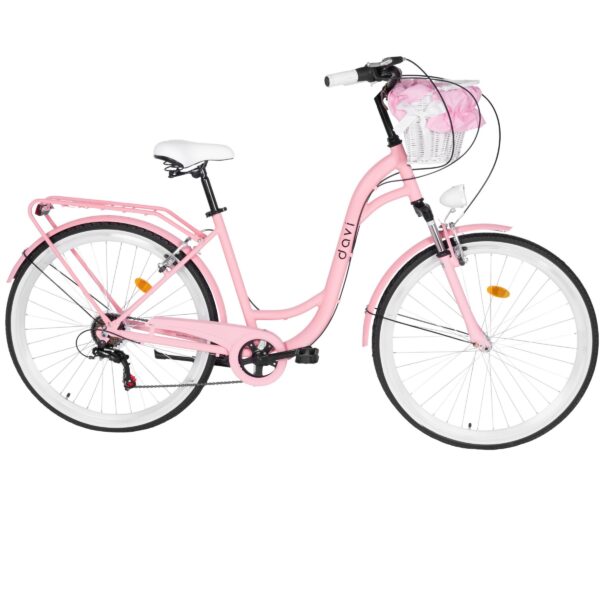 Ženski bicikl davi maria aluminij 28", 160 185 cm, 7 brzina, ružičasta